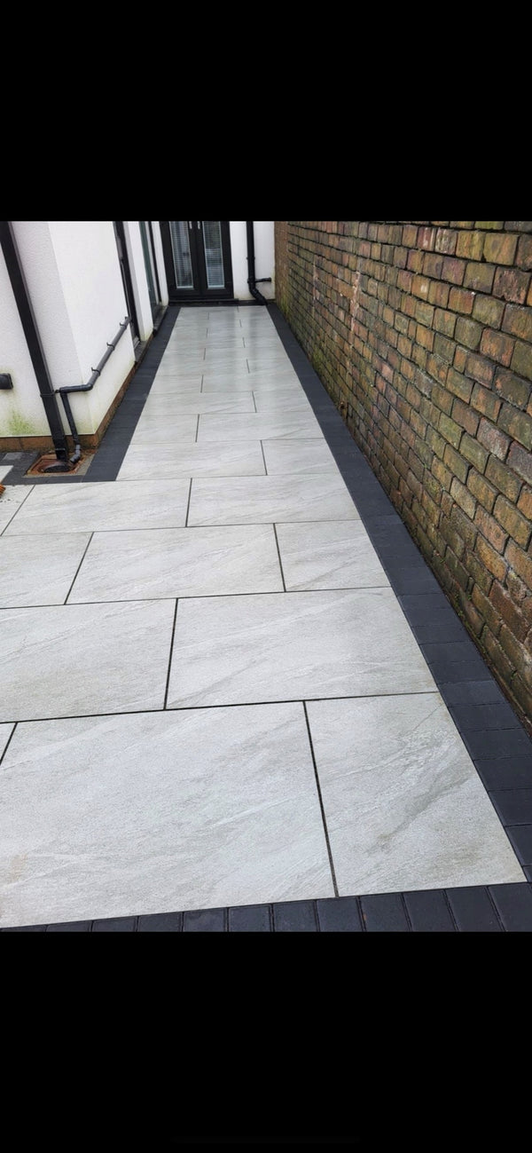 Freshen Up With White Porcelain Paving