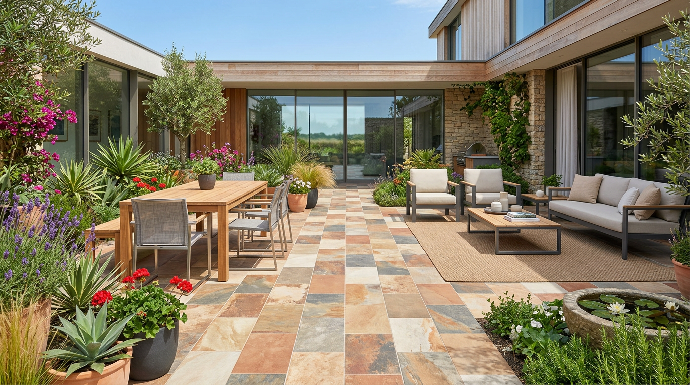 Multicolour Porcelain Tiles
