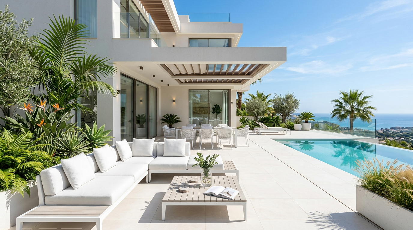 White & Cream Porcelain Tiles